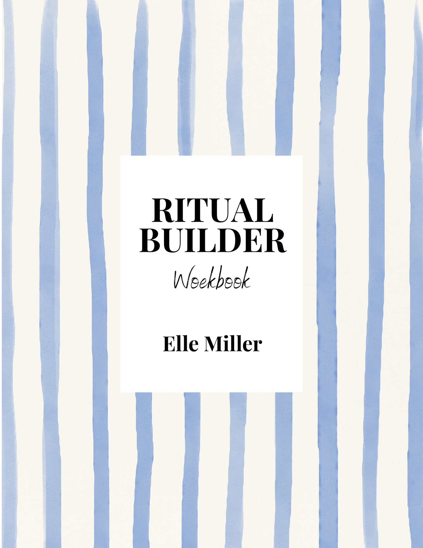 Ritual Builder Workbook